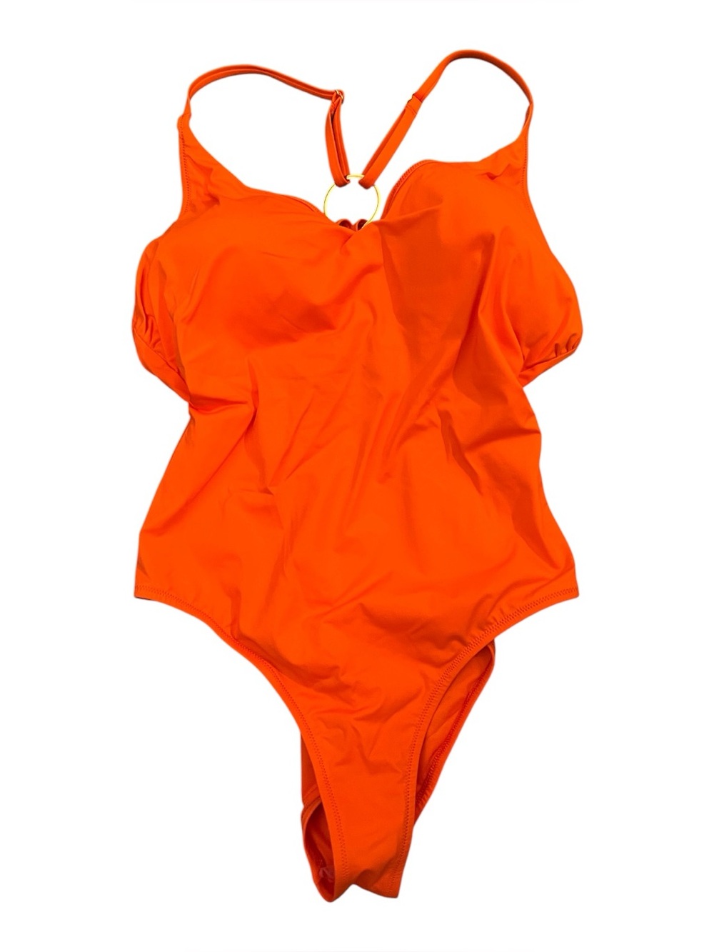 NWT Cosabella Vita Marina Sicilian Orange One Piece Swimsuit Ring Back Small - Picture 3 of 12